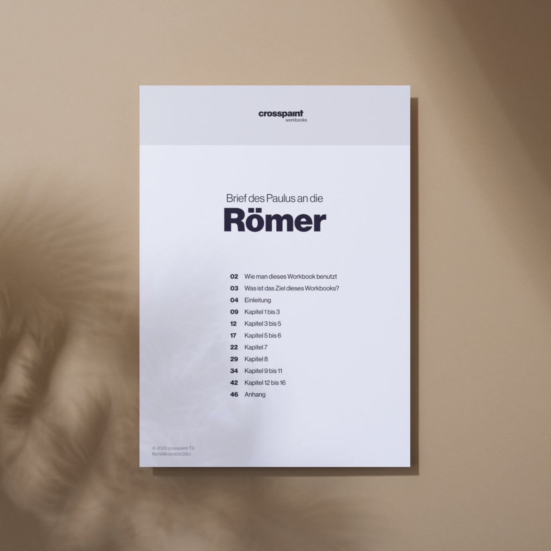Workbook – Der Römerbrief | Crosspaint – Crosspaint Shop