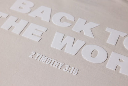 BackToTheWord - T-Shirt (inkl. 10€ Spende)