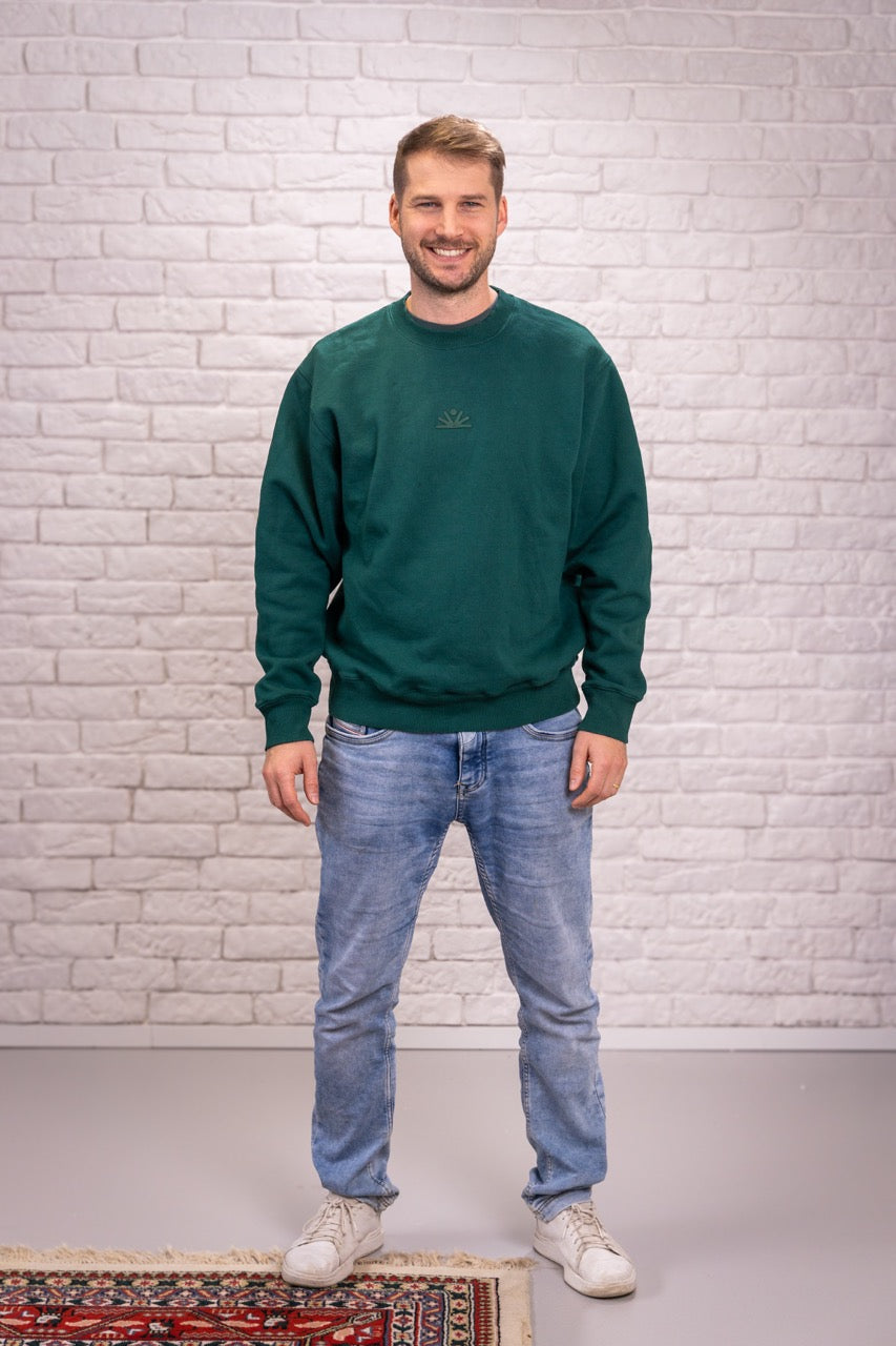 Christlicher Oversized Sweater Back To The Word – Vorderansicht