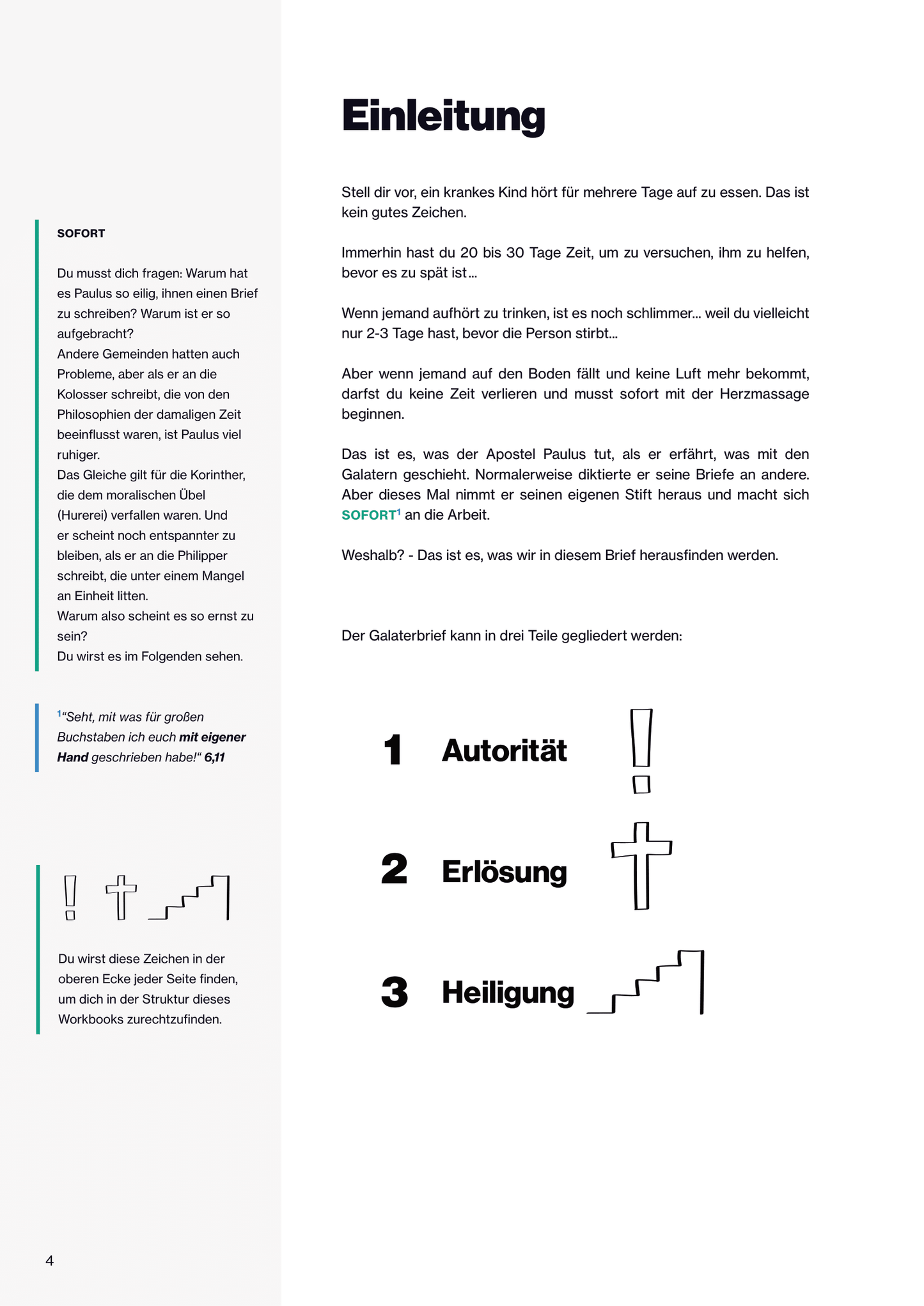 Workbook – Der Galaterbrief