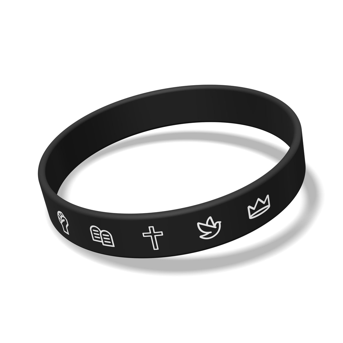 Armband „Das große Bild“ auf weißem Hintergrund (3D-Visualisierung)